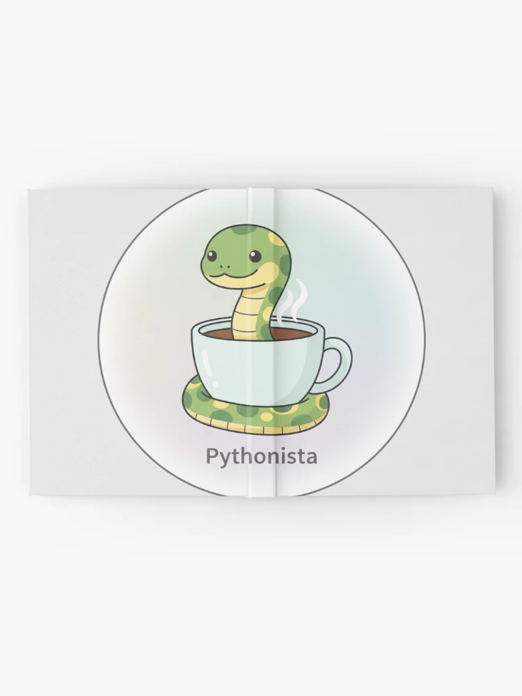 Thumbnail 2 of 3, Journal, Pythonista – Cute Coding Art designed and sold by Day Dreamer.