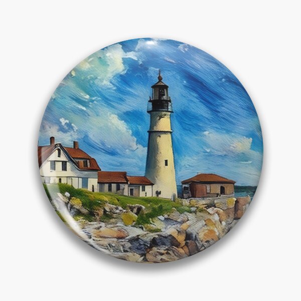 Item preview, Cloudy Day Lighthouse designed and sold by tomorrowsart.