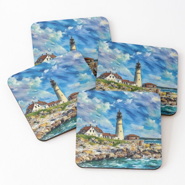 Item preview, Cloudy Day Lighthouse designed and sold by tomorrowsart.