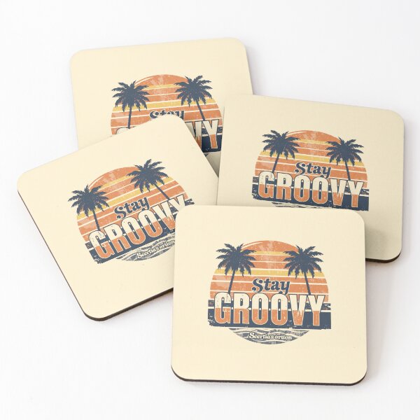 Item preview, Stay Groovy – Retro Sunset Vibes designed and sold by EcoArtTees.