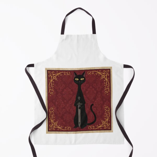 Item preview, Black Cat Sword Medieval Art designed and sold by PictorialWhimsy.