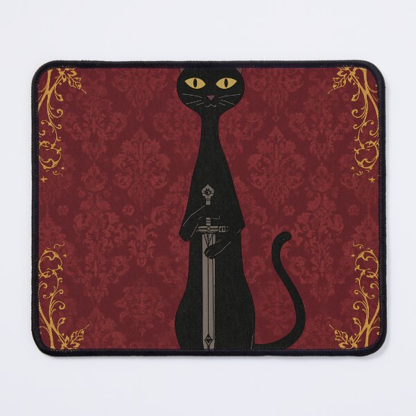 Item preview, Black Cat Sword Medieval Art designed and sold by PictorialWhimsy.