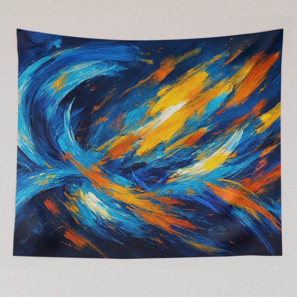 Item preview, Color storm on dark canvas designed and sold by Sigtrix.