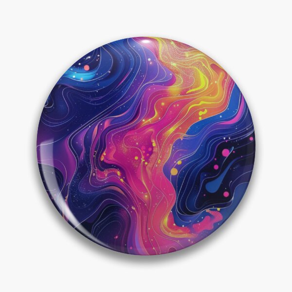 Item preview, Neon Cosmic River in Deep Space designed and sold by weirdfishes123.