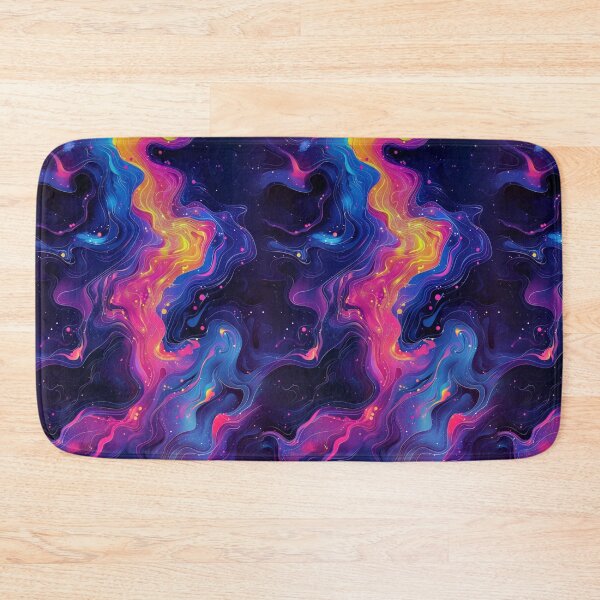 Item preview, Neon Cosmic River in Deep Space designed and sold by weirdfishes123.