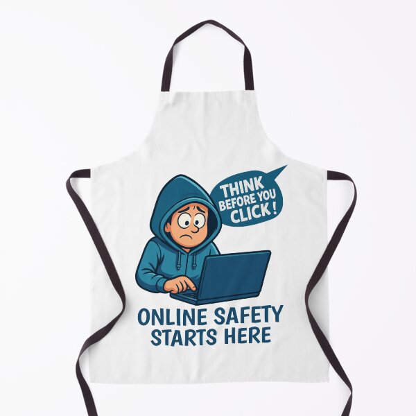 Item preview, Think Before You Click - Online Safety Awareness designed and sold by HandicraftArt.