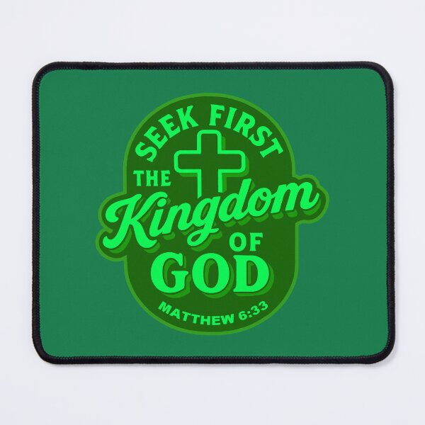 Item preview, Matthew 6:33 Seek First The Kingdom Of God designed and sold by plushism.