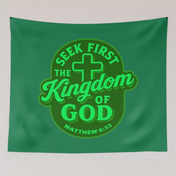 Item preview, Matthew 6:33 Seek First The Kingdom Of God designed and sold by plushism.
