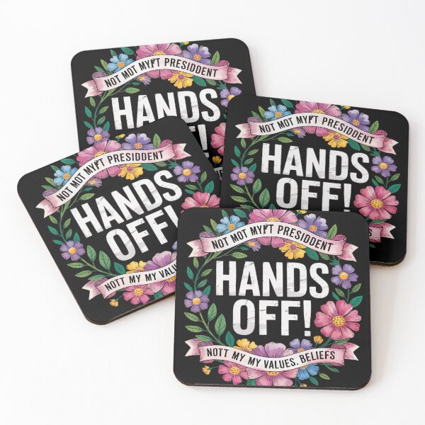 Item preview, Anti-Trump Floral Resist Not My President Hands Off Protest  designed and sold by GGrizeldaRivas.