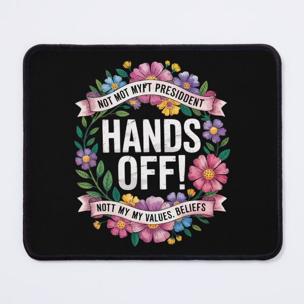 Item preview, Anti-Trump Floral Resist Not My President Hands Off Protest designed and sold by GGrizeldaRivas.