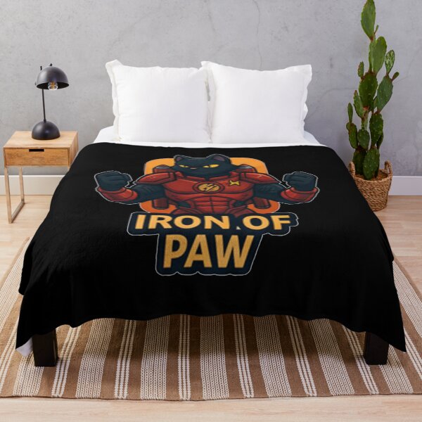 Item preview, Iron Of Paw - Black Cat Hero designed and sold by okiiskandarart.