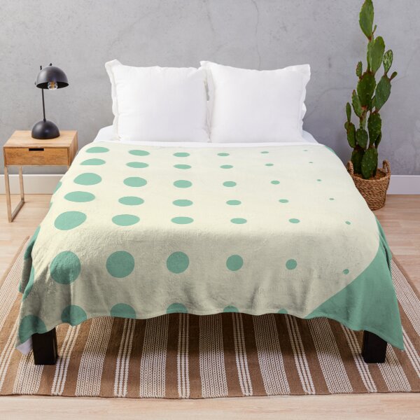 Item preview, Bauhaus f02 | AbstractCircle with Dots on Green Background designed and sold by KMA Home Design.