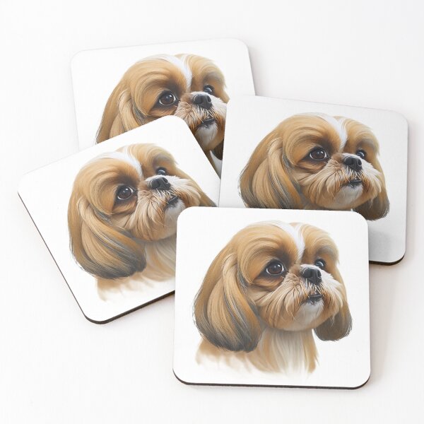 Item preview, Cute Shi Tzu dog portrait designed and sold by adey68.