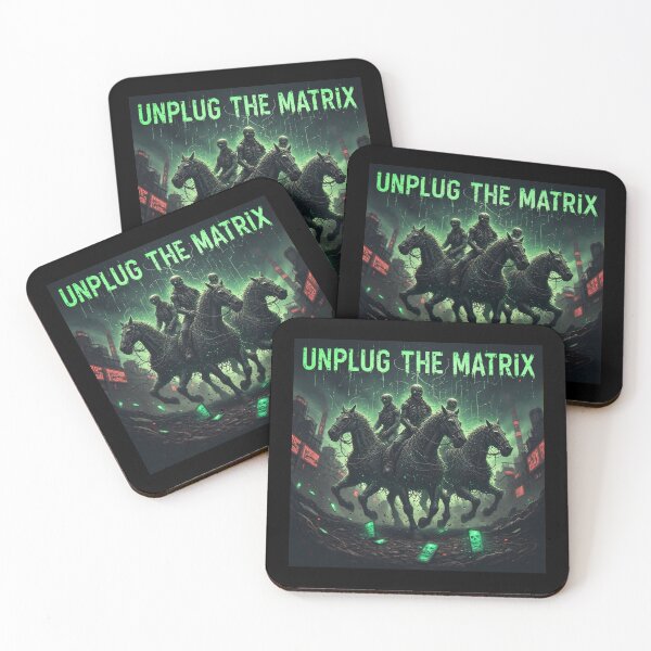 Item preview, The New Apocalypse | Unplug The Matrix Dystopian Cyberpunk Industrial Art designed and sold by Eden Underground Radio (Official Merch).
