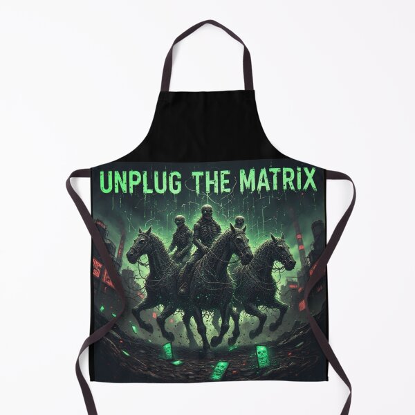 Item preview, The New Apocalypse | Unplug The Matrix Dystopian Cyberpunk Industrial Art designed and sold by Eden Underground Radio (Official Merch).