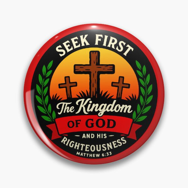 Item preview, Matthew 6:33 Seek First The Kingdom Of God designed and sold by plushism.