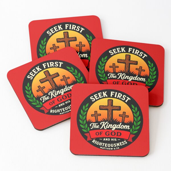 Item preview, Matthew 6:33 Seek First The Kingdom Of God designed and sold by plushism.