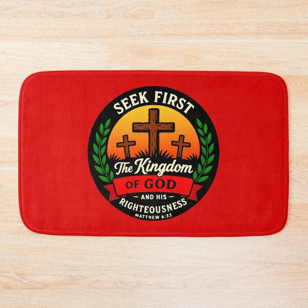 Item preview, Matthew 6:33 Seek First The Kingdom Of God designed and sold by plushism.