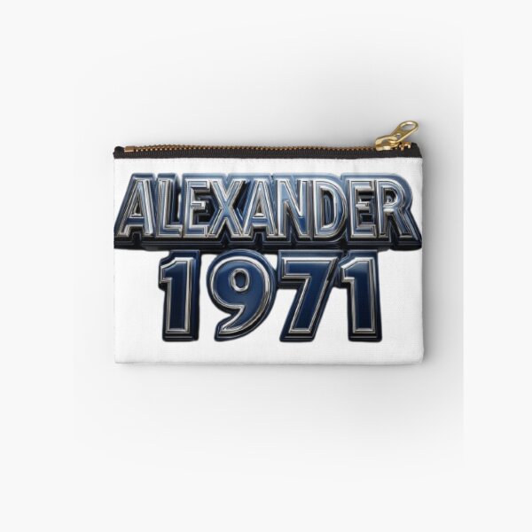Item preview, Alexander 1971 Classic Chrome Retro Name Design designed and sold by AlexLineArt.