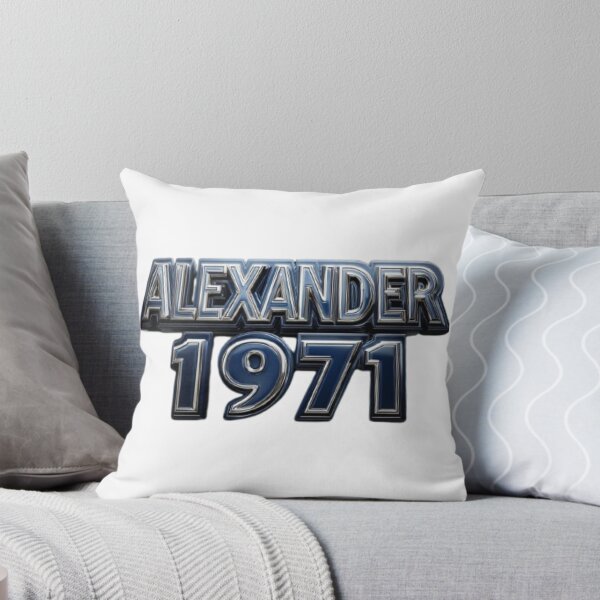 Item preview, Alexander 1971 Classic Chrome Retro Name Design designed and sold by AlexLineArt.