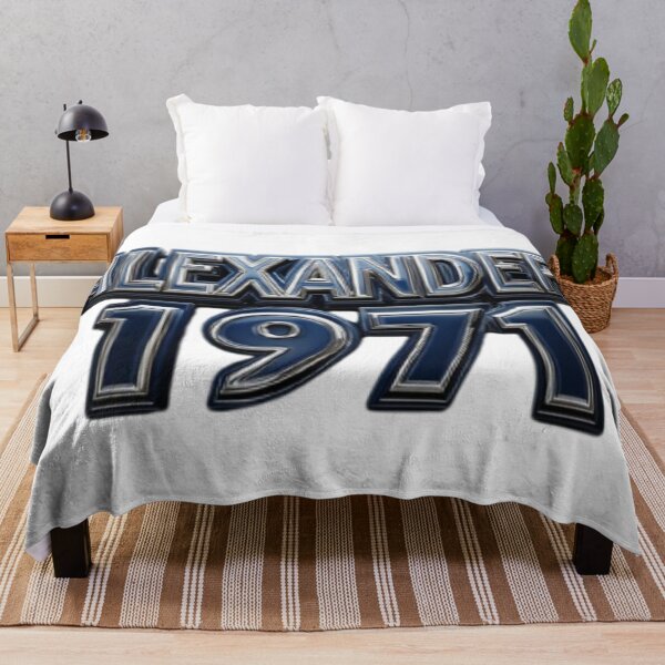 Item preview, Alexander 1971 Classic Chrome Retro Name Design designed and sold by AlexLineArt.
