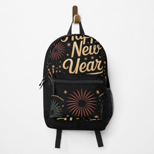 Item preview, Fireworks Typography New Year designed and sold by sandrahofer-art.