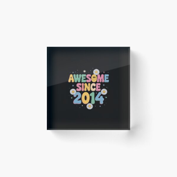 Item preview, Awesome Since 2014 11 Year Old Rainbow Tie Dye 11th Birthday  designed and sold by MicanCuteStore.
