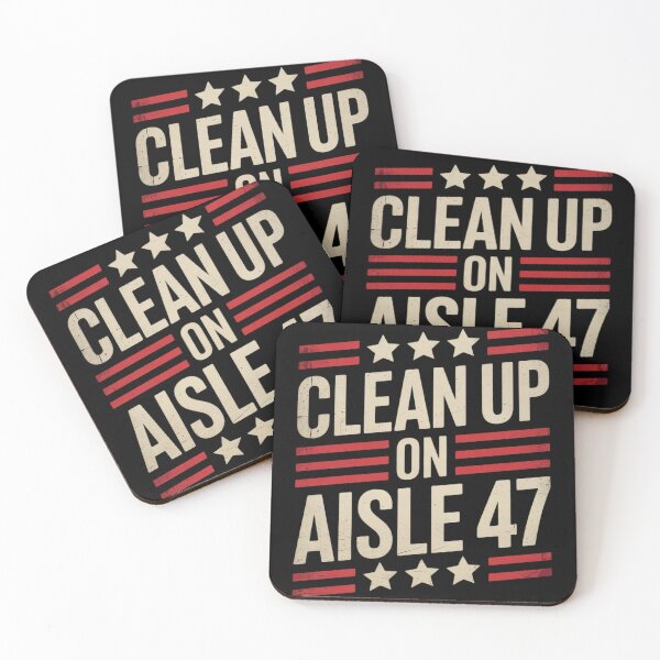 Item preview, Clean Up On Aisle 47 Impeach 47 Anti Trump  designed and sold by GGrizeldaRivas.