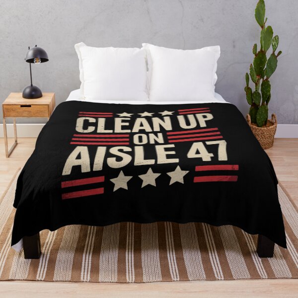 Item preview, Clean Up On Aisle 47 Impeach 47 Anti Trump designed and sold by GGrizeldaRivas.