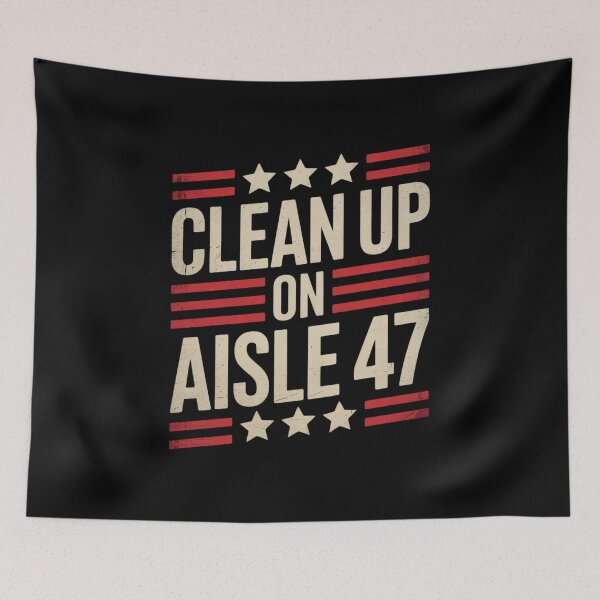 Item preview, Clean Up On Aisle 47 Impeach 47 Anti Trump  designed and sold by GGrizeldaRivas.