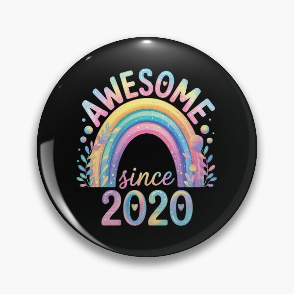 Item preview, Awesome Since 2020 5 Year Old Rainbow Tie Dye 5th Birthday  designed and sold by MicanCuteStore.