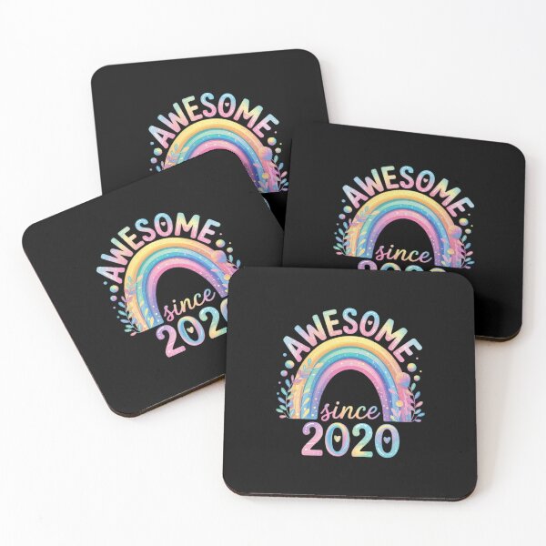 Item preview, Awesome Since 2020 5 Year Old Rainbow Tie Dye 5th Birthday  designed and sold by MicanCuteStore.