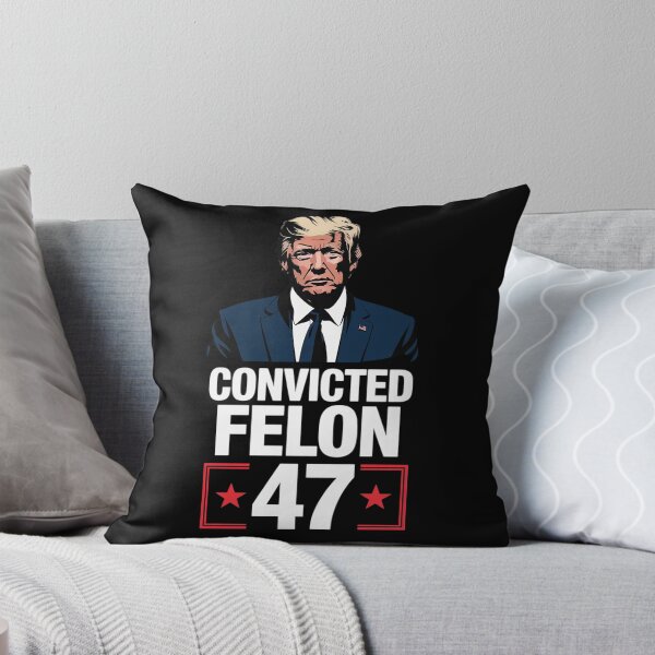 Item preview, Convicted Felon 47 President 2025 Anti Trump Felon Protest  designed and sold by GGrizeldaRivas.