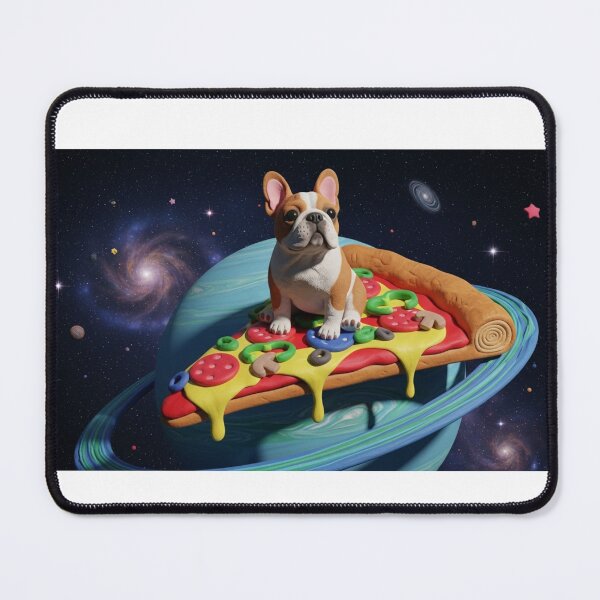 Item preview, Cosmic Furry Slice: Dog on a Pizza-Uranus Plasticine designed and sold by April-Friends.