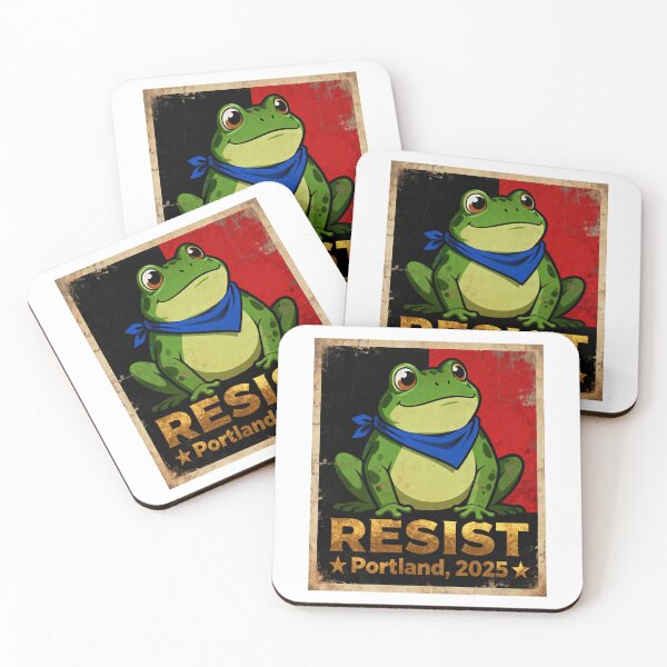 Item preview, Portland Frog Protest 2025 designed and sold by AddlPoolart.