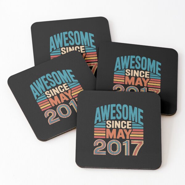 Item preview, Awesome Since May 2017 5th Birthday 5 Years Old  designed and sold by MicanCuteStore.
