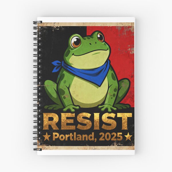 Item preview, Portland Frog Protest 2025 designed and sold by AddlPoolart.
