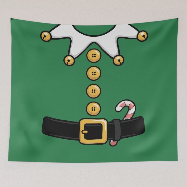 Item preview, Funny Elf Costume Christmas T-Shirt Design designed and sold by TeeLabDesign.