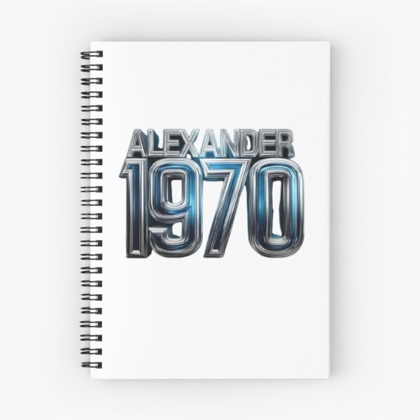 Item preview, Alexander 1970 Classic Chrome Retro Name Design designed and sold by AlexLineArt.