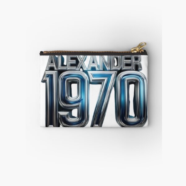 Item preview, Alexander 1970 Classic Chrome Retro Name Design designed and sold by AlexLineArt.