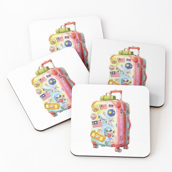 Item preview, Watercolor Suitcase designed and sold by Sketch-Shack.