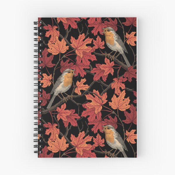 Item preview, Robins in maple tree designed and sold by Katerina Mitkova Kirilova.