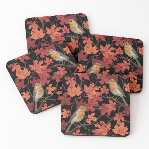 Item preview, Robins in maple tree designed and sold by Katerina Mitkova Kirilova.