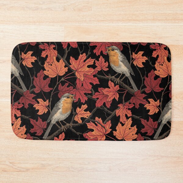 Item preview, Robins in maple tree designed and sold by Katerina Mitkova Kirilova.