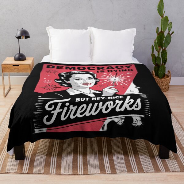 Item preview, Democracy Is Dying But Hey Nice Fireworks 4th Of July coldly designed and sold by GGrizeldaRivas.