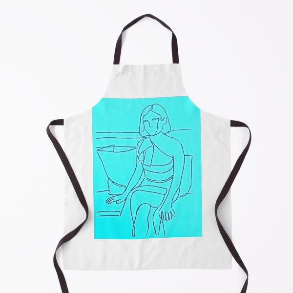 Item preview, Lucy Bright Blue Lines designed and sold by SJHorsfall.