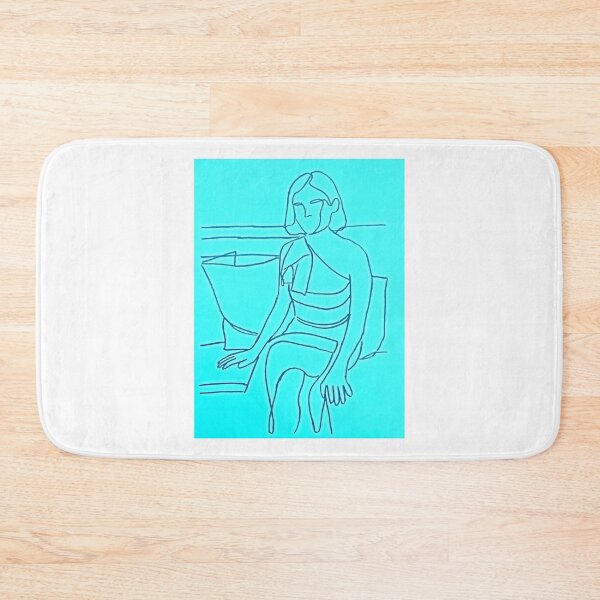 Item preview, Lucy Bright Blue Lines  designed and sold by SJHorsfall.