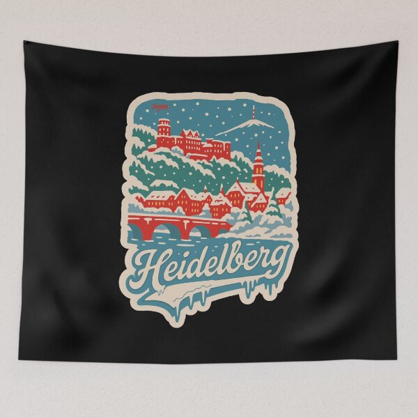 Item preview, Heidelberg Winter Landscape Skyline   designed and sold by Boogosh.