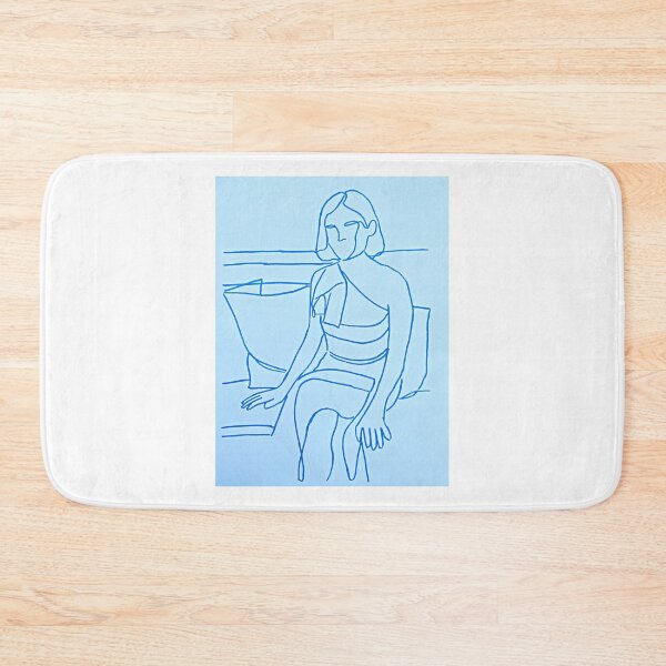 Item preview, Lucy Light Blue Lines  designed and sold by SJHorsfall.