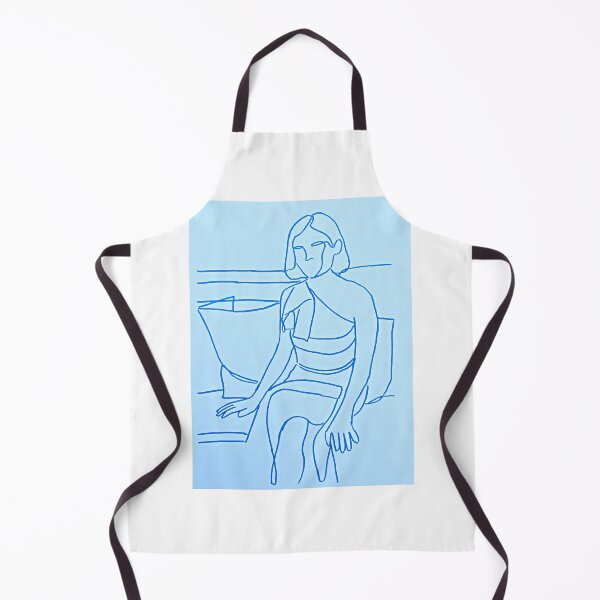Item preview, Lucy Light Blue Lines designed and sold by SJHorsfall.